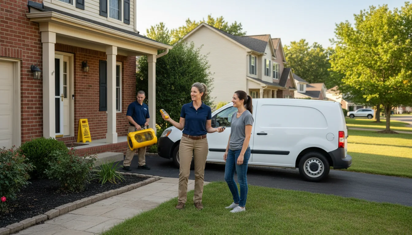 Water restoration image for Dehumidification And Cleanup Services in Pocahontas, TN